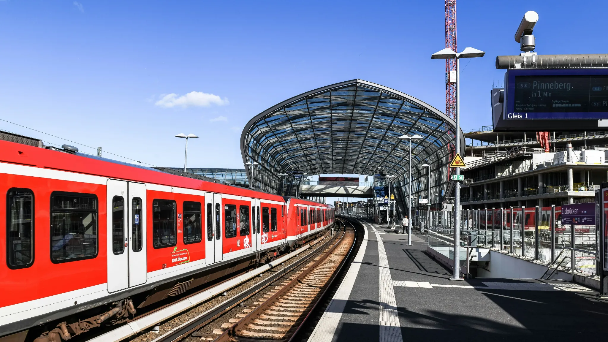 Togreise gjennom et stasjonsområde