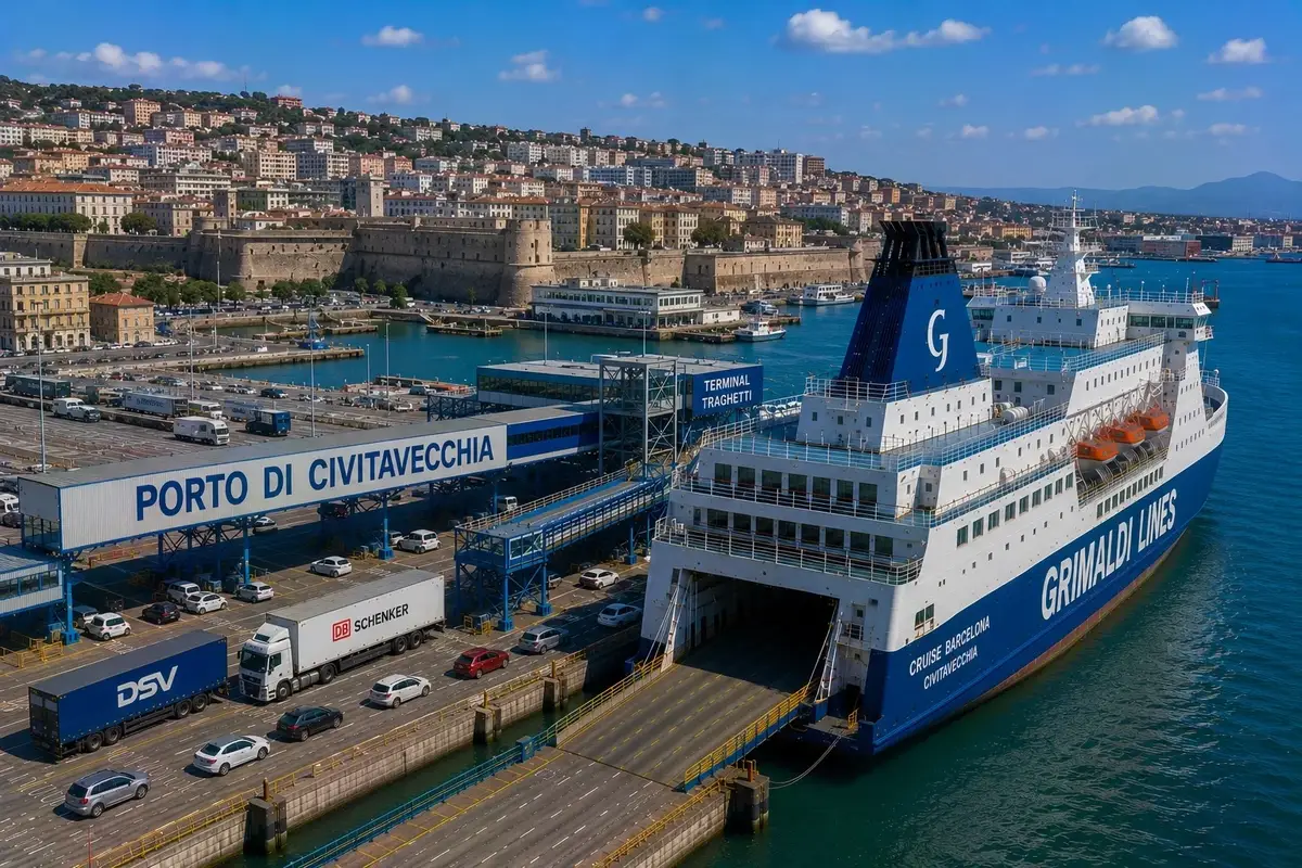 Fergereise og havneinformasjon for Civitavecchia–Barcelona