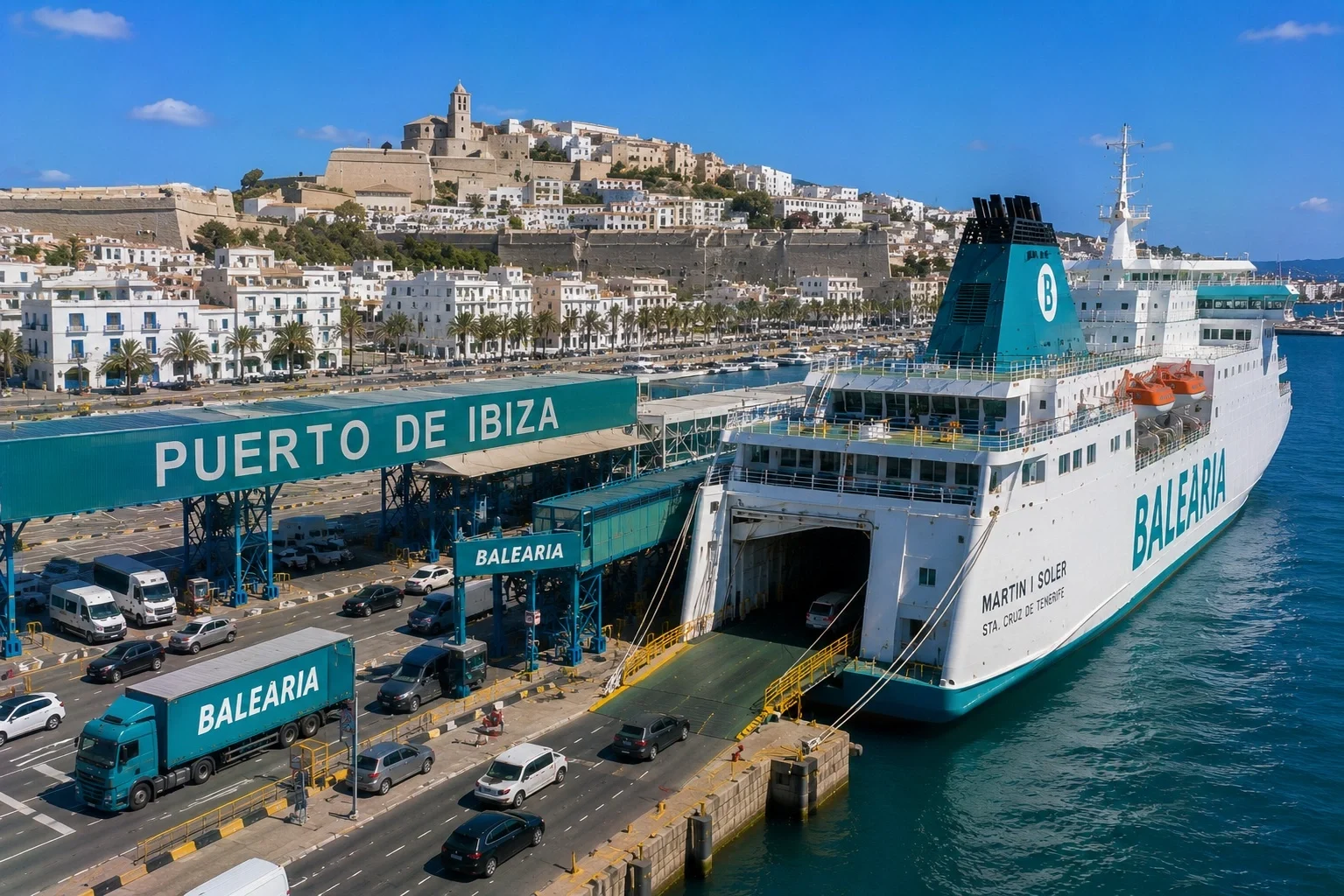 Fergereise og havneinformasjon for Palma–Ibiza