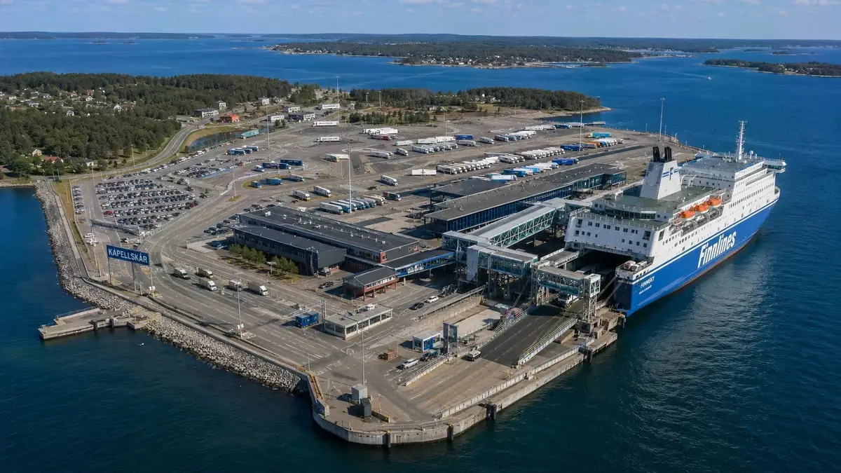 Fergereise og havneinformasjon for Naantali–Kapellskär