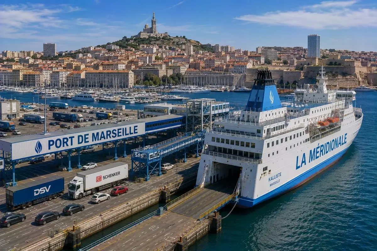 Fergereise og havneinformasjon for Marseille–Ajaccio