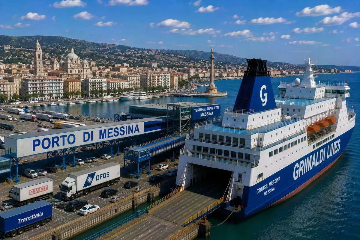 Fergereise og havneinformasjon for Messina–Reggio Calabria