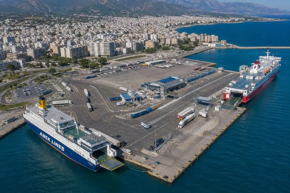 Fergehavnen i Patras