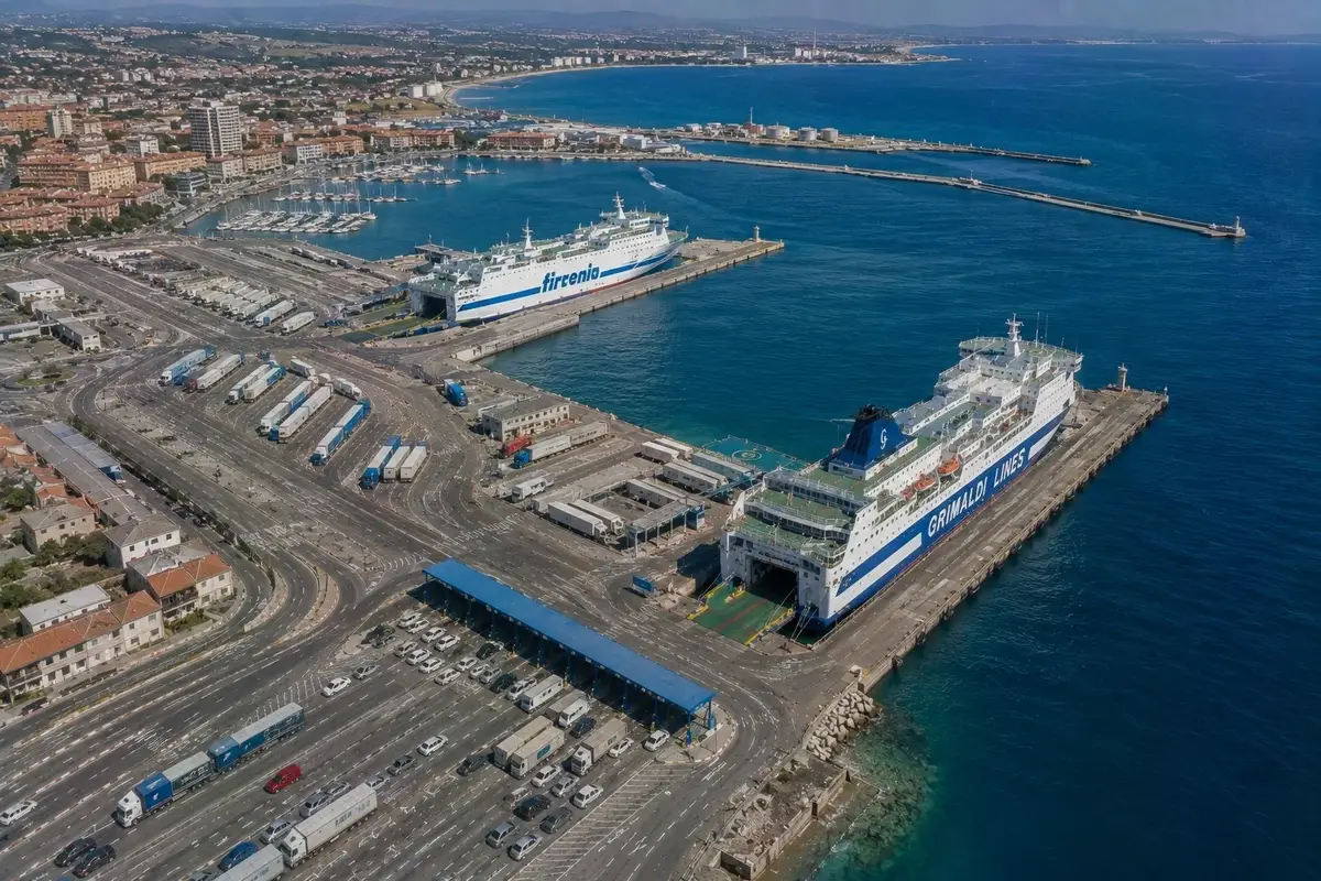 Fergereise og havneinformasjon for Sète–Porto Torres