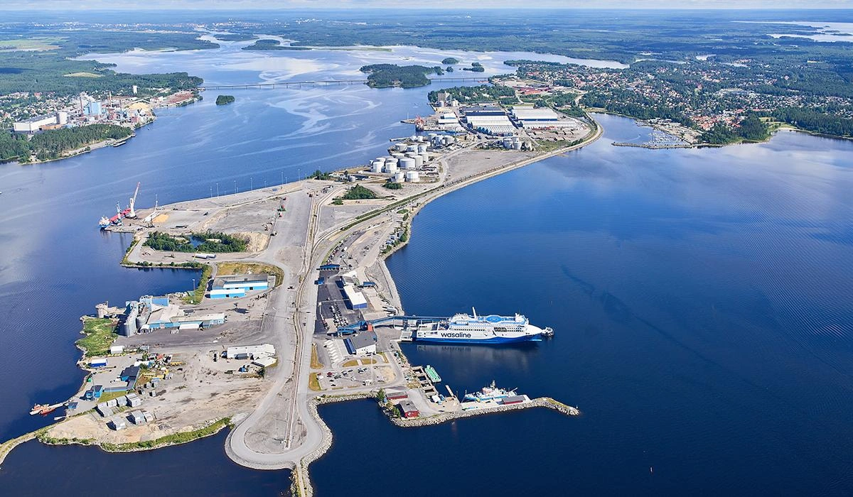 Fergehavnen i Umeå, Sverige