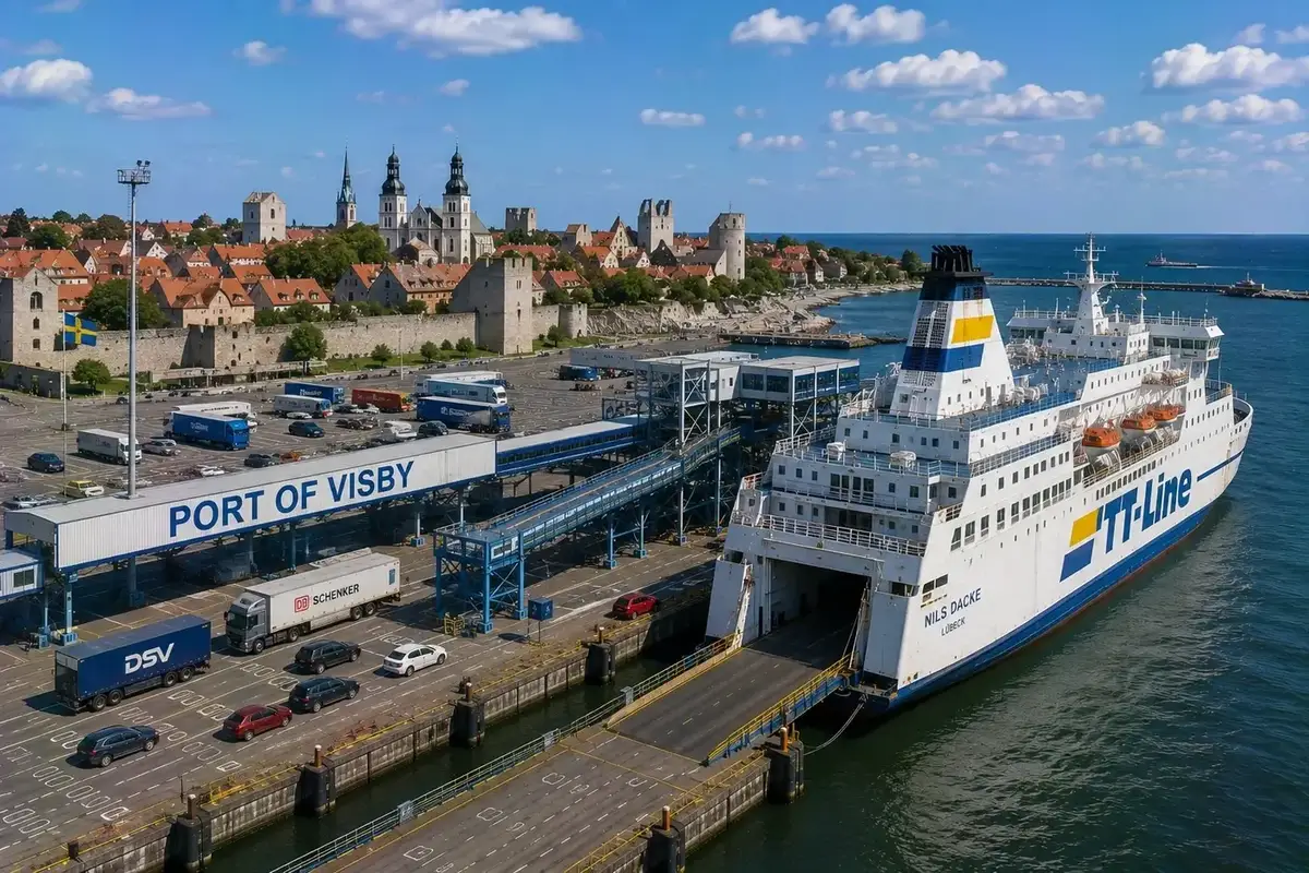 Fergereise og havneinformasjon for Oskarshamn–Visby