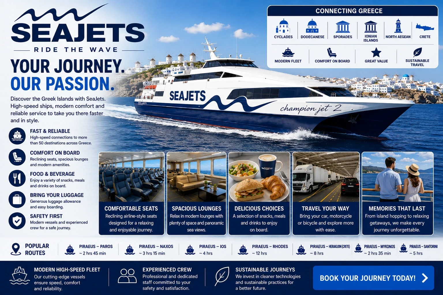 Seajets – fergeselskap og reiseguide
