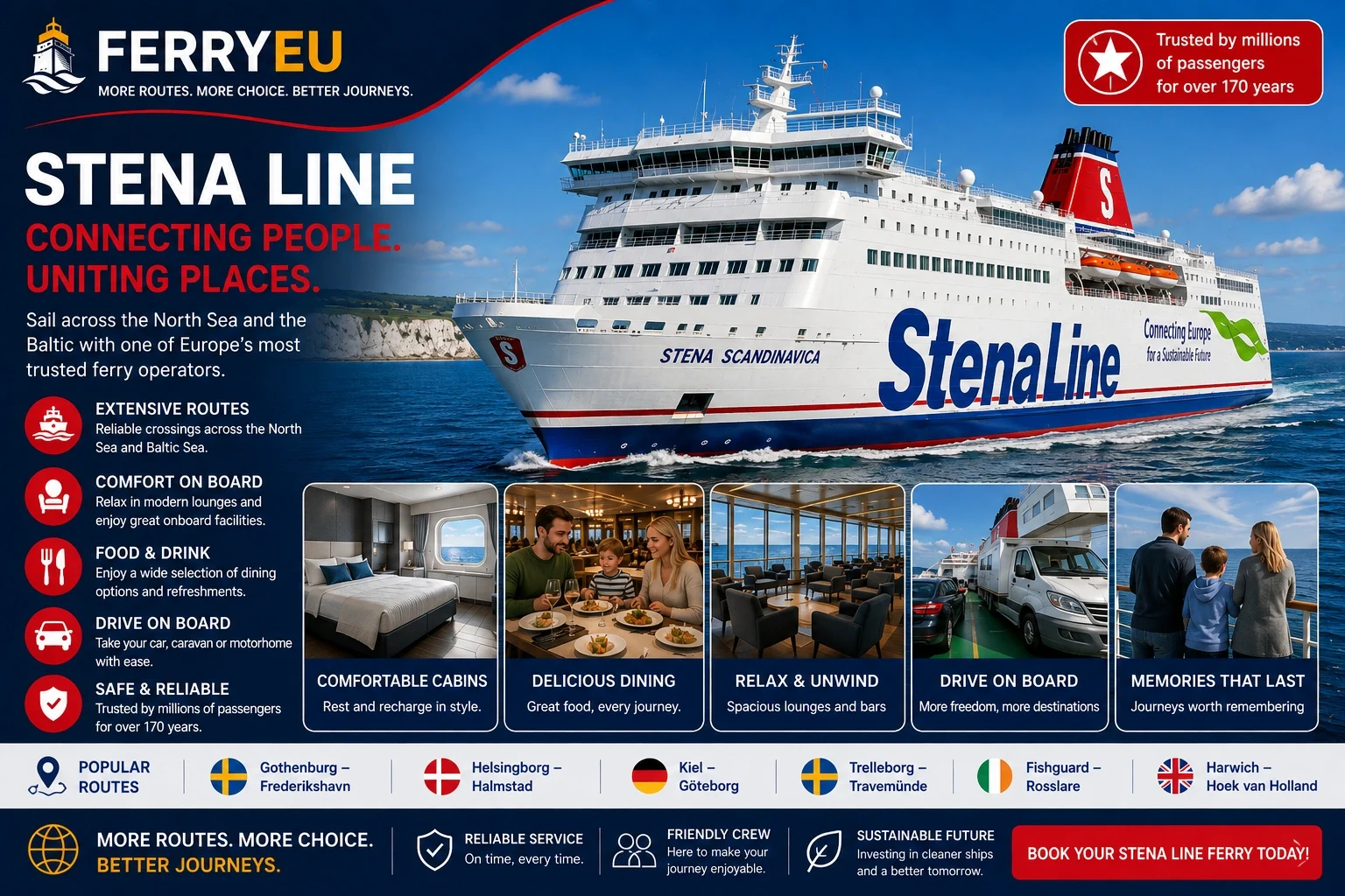 Stena Line – fergeselskap og reiseguide