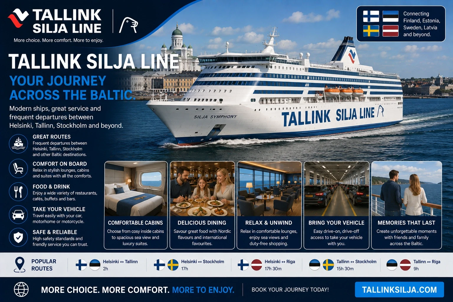 Tallink Silja Line – fergeselskap og reiseguide